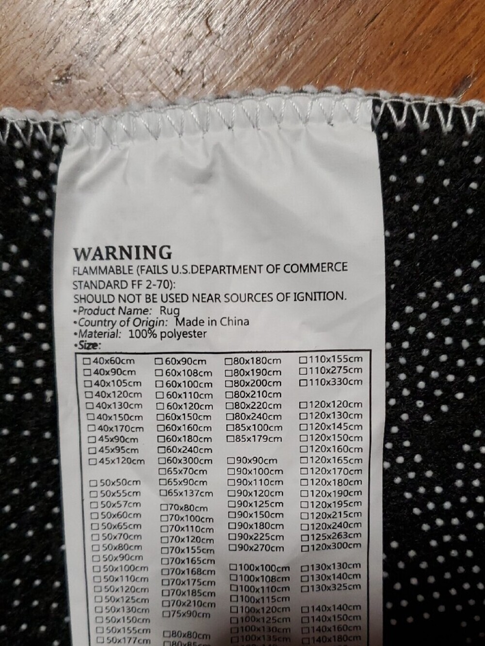 Decorative Cat Mat - Orange & Black Calico Design - Picture 3 of 10